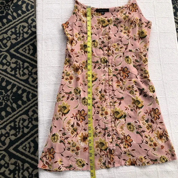 Sanctuary Anthropologie Floral Mini Dress Indie Sleaze Y2K Grunge Distressed - Picture 8 of 9